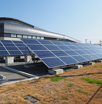 Photovoltaic panels are also installed
